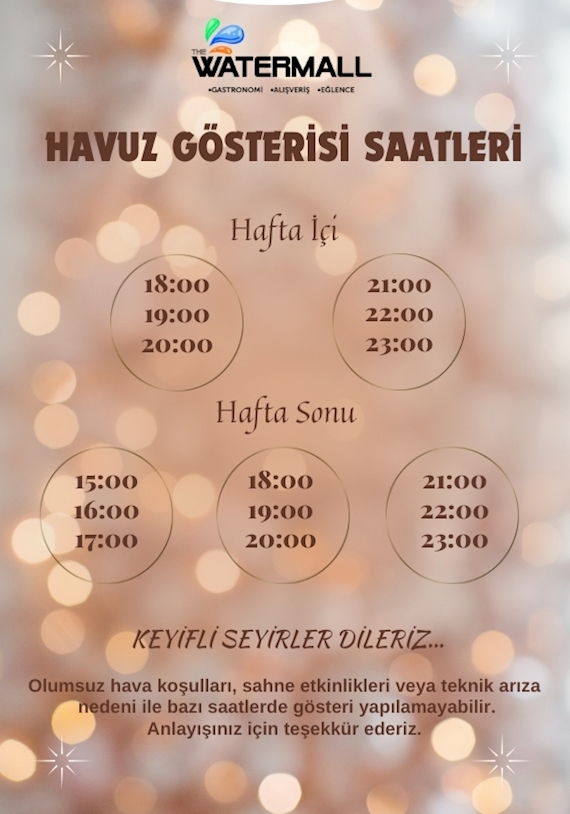 Havuz Etkinlik Programı